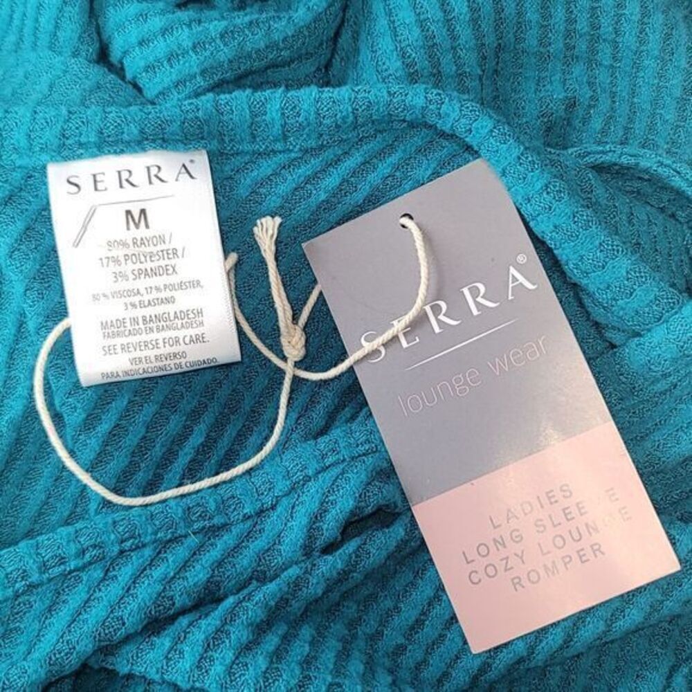 Serra Long Sleeve Cozy Romper Jogger Pockets M Athleisure Minimalist Loungewear - Picture 7 of 8